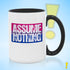 Assume Nothing Bisexual Pride Flag Color Accent Mug